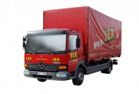 Mercedes Transporter mit Ladebordwand